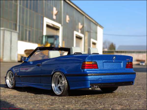 1:18 BMW E36 M3 Cabrio Estorilblau (RAR)